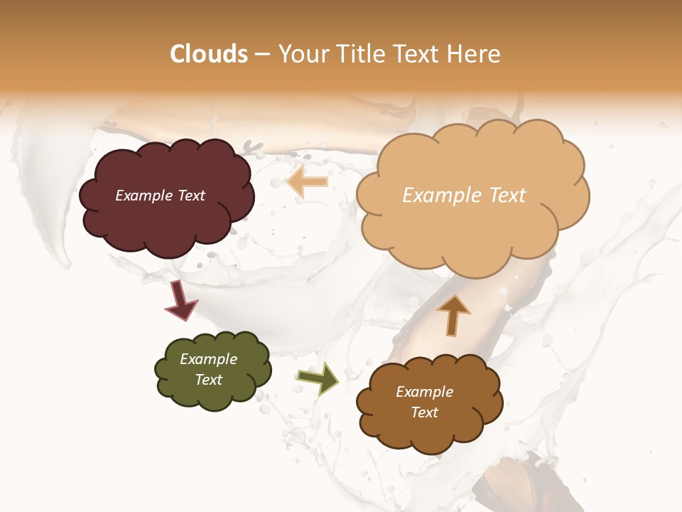 Milk White Dairy PowerPoint Template
