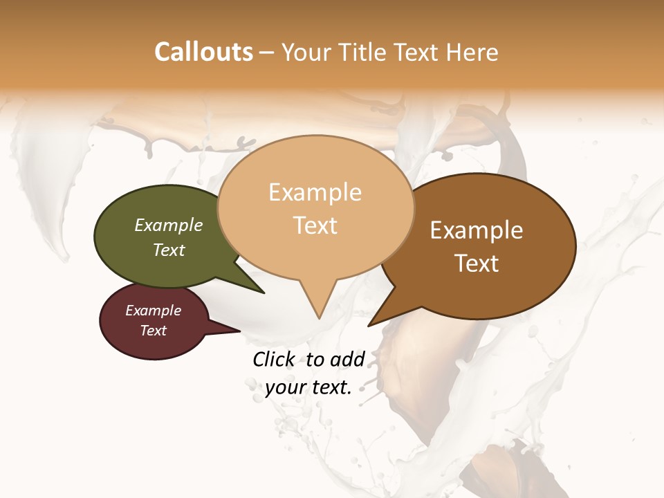 Milk White Dairy PowerPoint Template