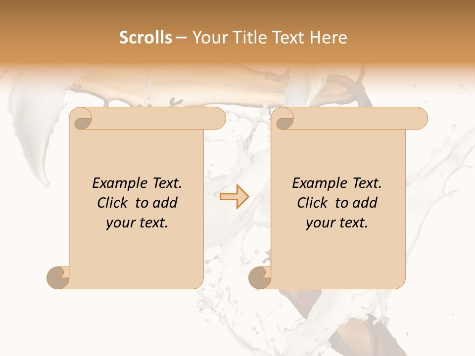 Milk White Dairy PowerPoint Template