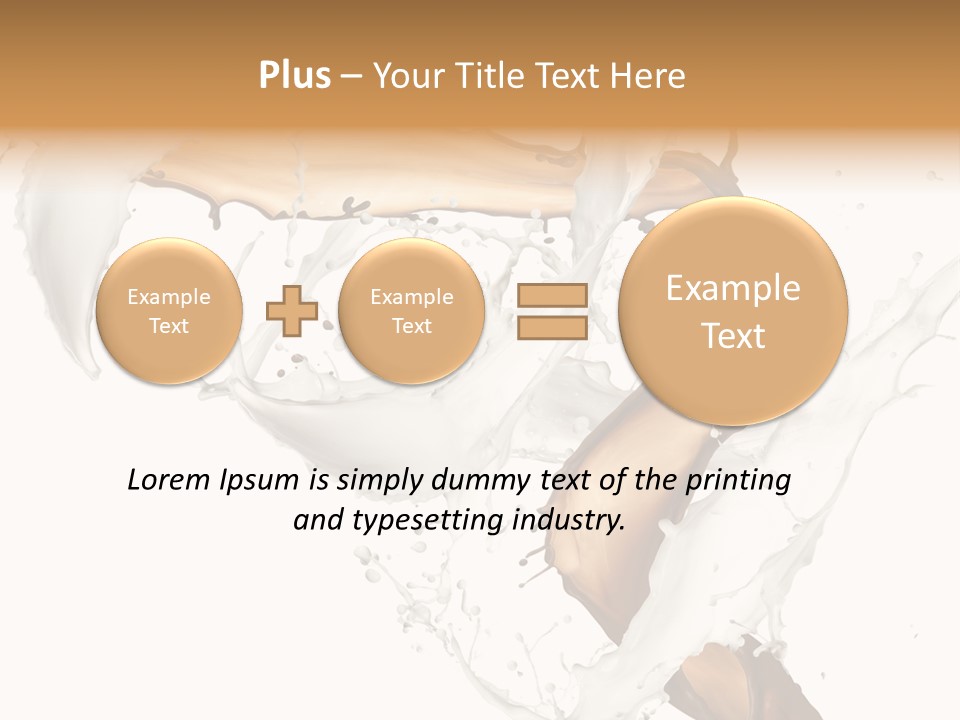 Milk White Dairy PowerPoint Template
