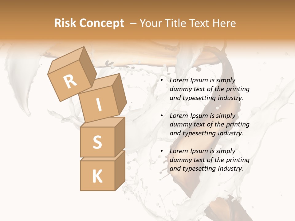 Milk White Dairy PowerPoint Template