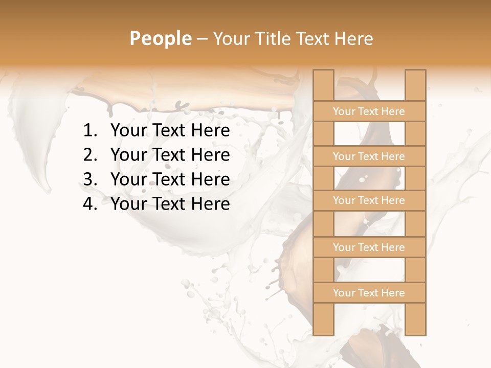 Milk White Dairy PowerPoint Template