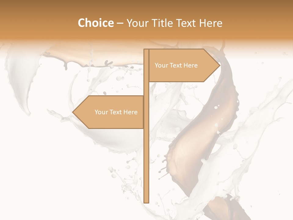 Milk White Dairy PowerPoint Template