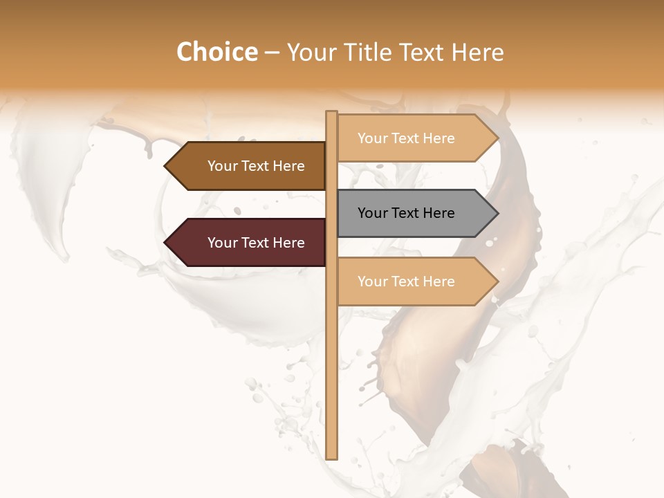 Milk White Dairy PowerPoint Template