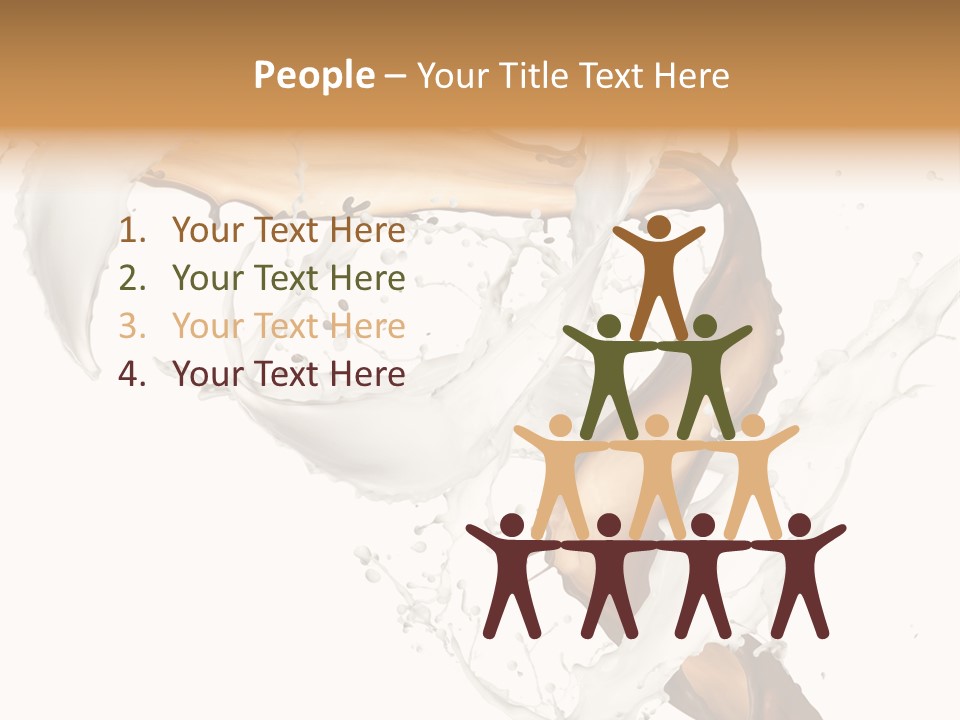 Milk White Dairy PowerPoint Template