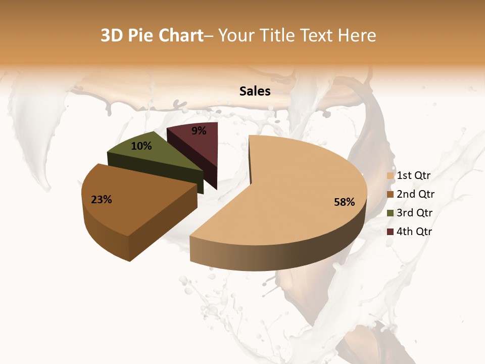 Milk White Dairy PowerPoint Template