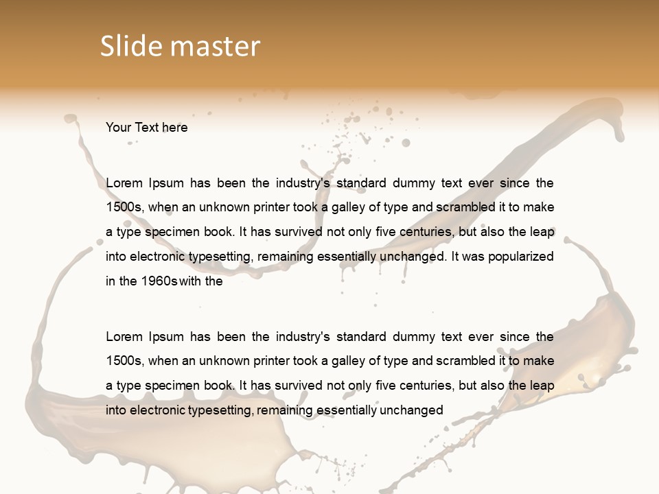 Spray Nutrition Ice PowerPoint Template