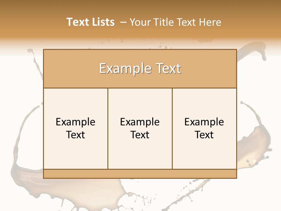 Spray Nutrition Ice PowerPoint Template