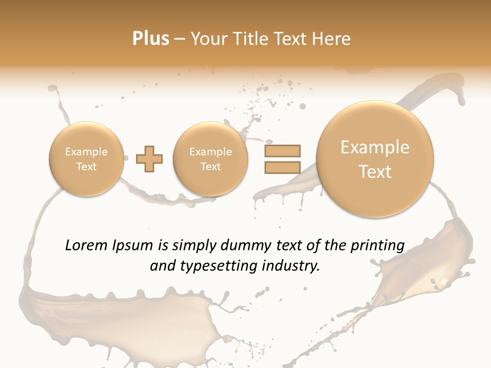 Spray Nutrition Ice PowerPoint Template