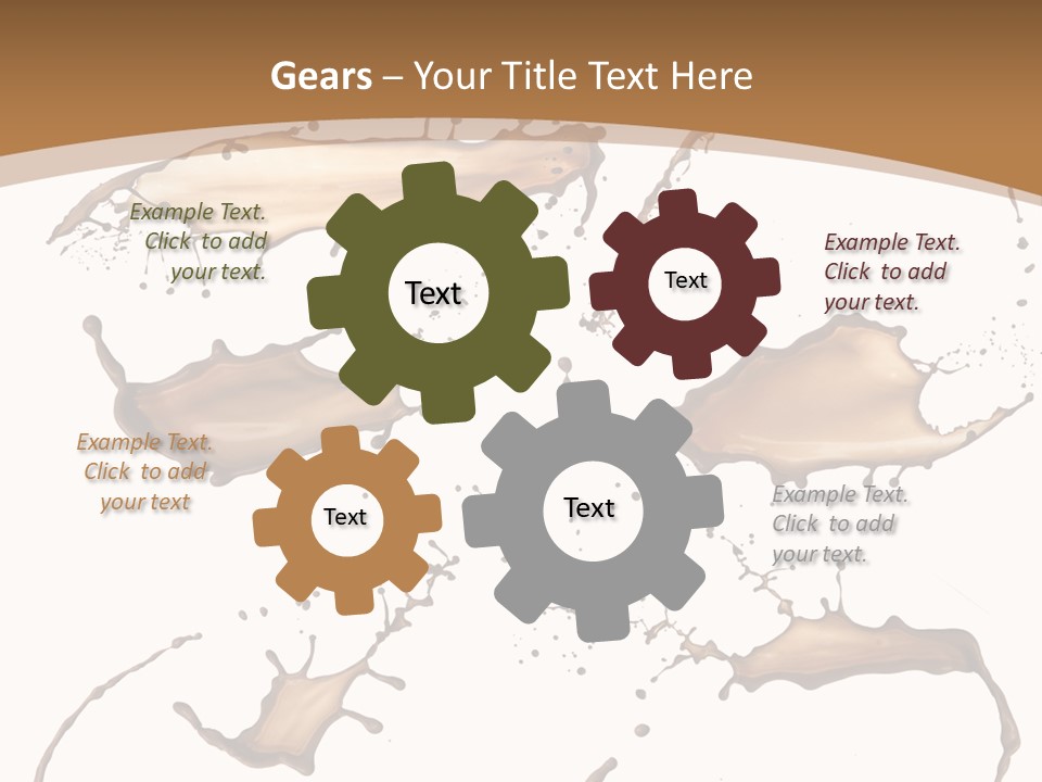 Action Cream Backdrop PowerPoint Template