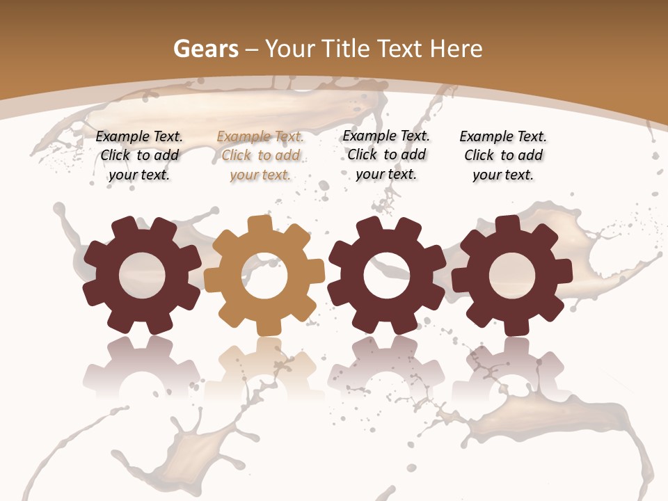 Action Cream Backdrop PowerPoint Template