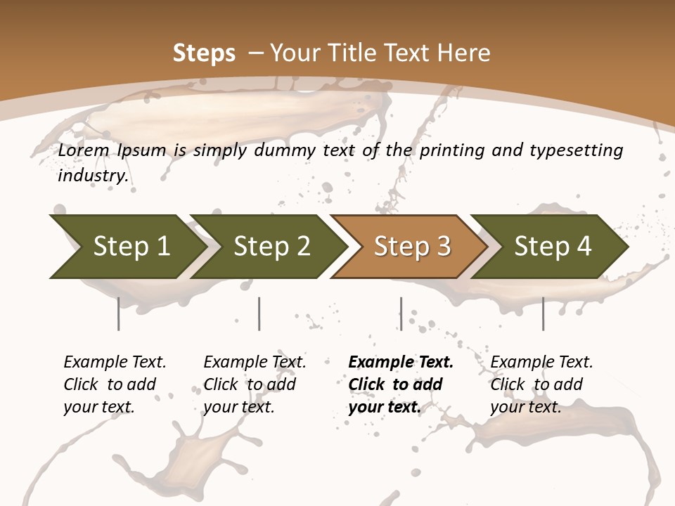 Action Cream Backdrop PowerPoint Template