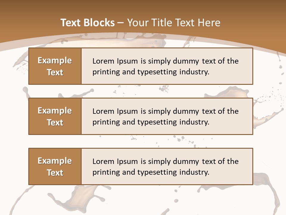 Action Cream Backdrop PowerPoint Template