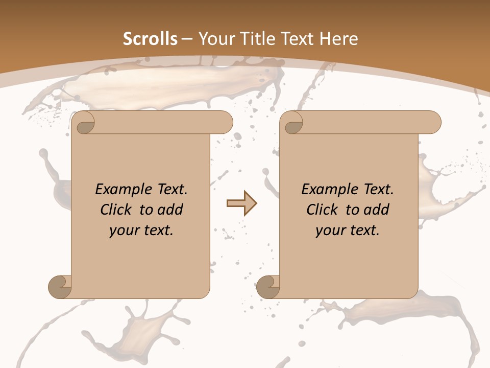 Action Cream Backdrop PowerPoint Template