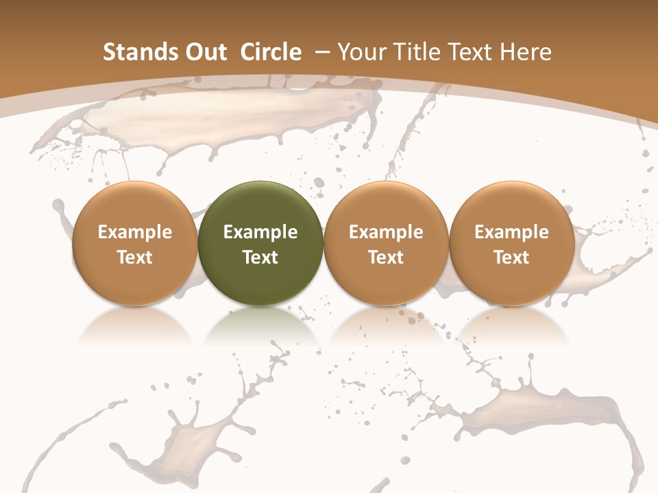 Action Cream Backdrop PowerPoint Template