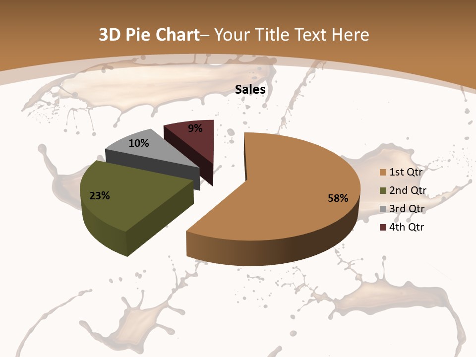 Action Cream Backdrop PowerPoint Template
