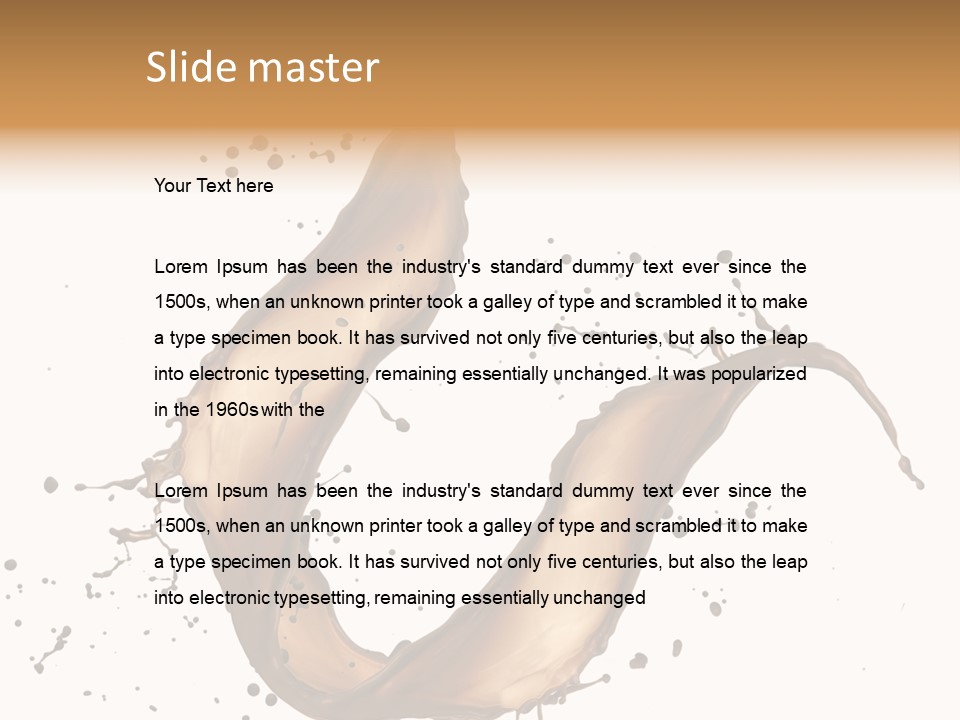 Dairy Bubble Delicious PowerPoint Template