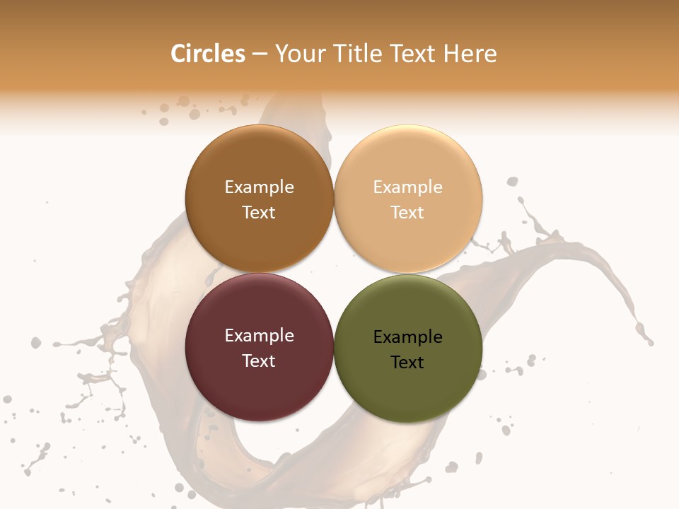 Dairy Bubble Delicious PowerPoint Template