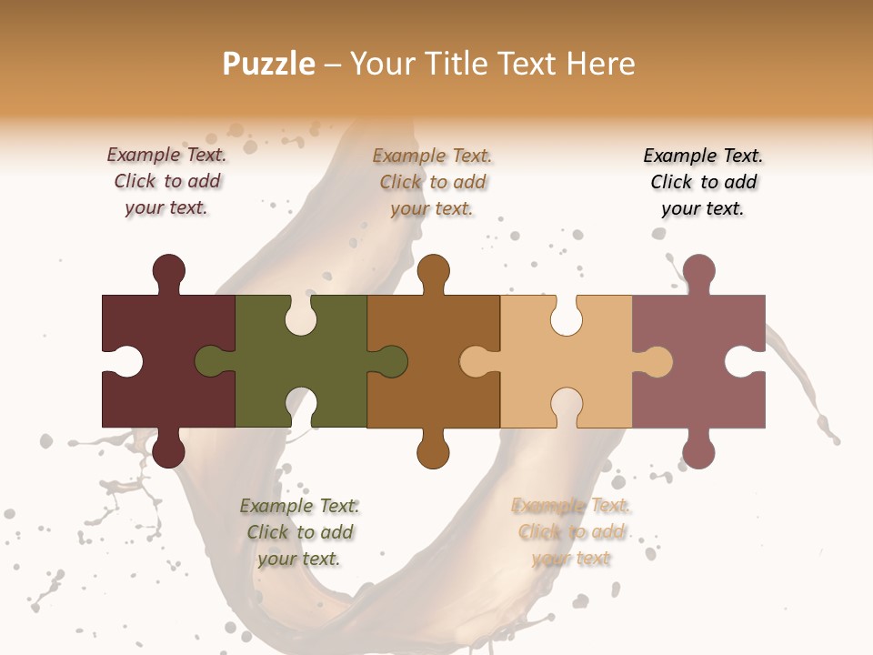 Dairy Bubble Delicious PowerPoint Template