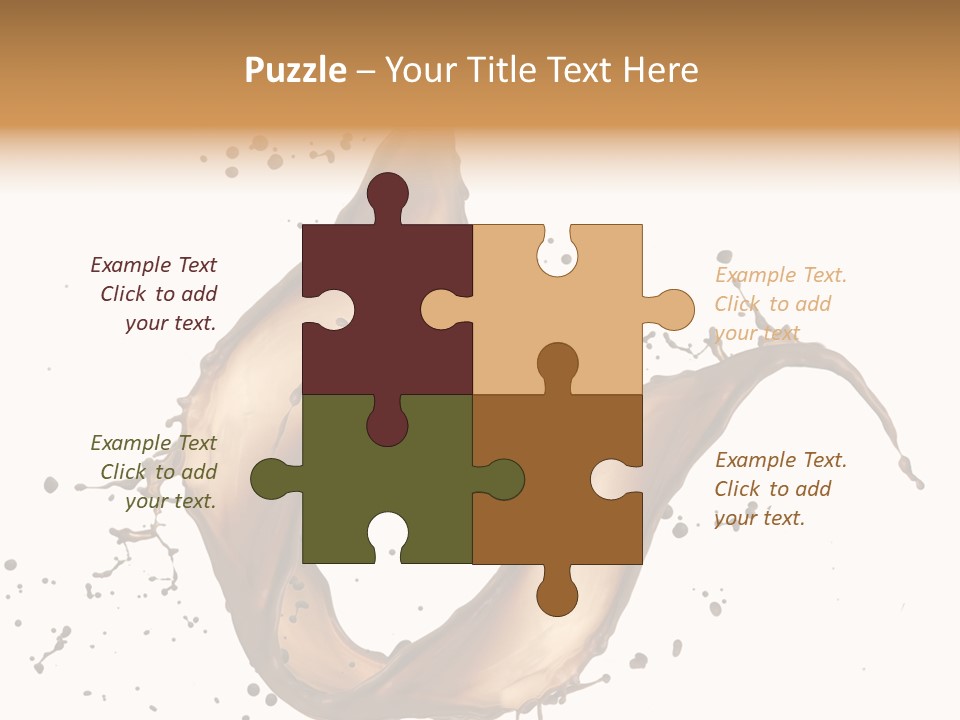 Dairy Bubble Delicious PowerPoint Template