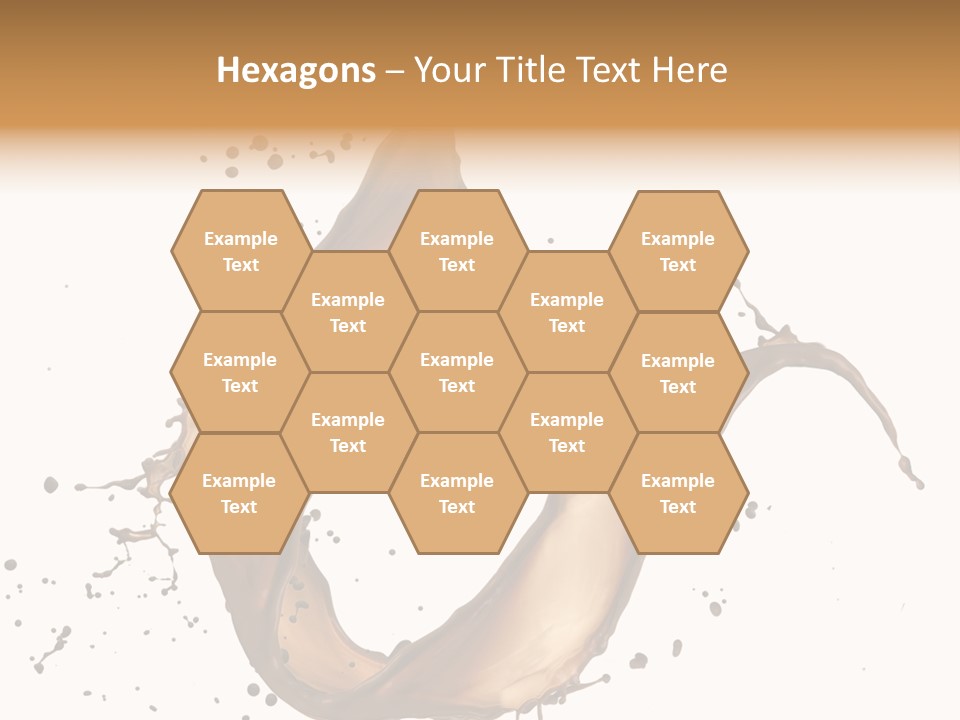 Dairy Bubble Delicious PowerPoint Template