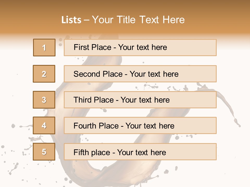 Dairy Bubble Delicious PowerPoint Template