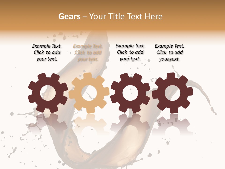 Dairy Bubble Delicious PowerPoint Template