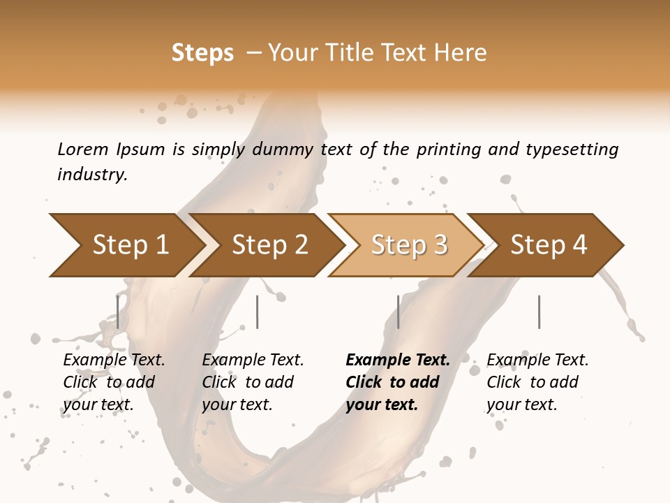 Dairy Bubble Delicious PowerPoint Template