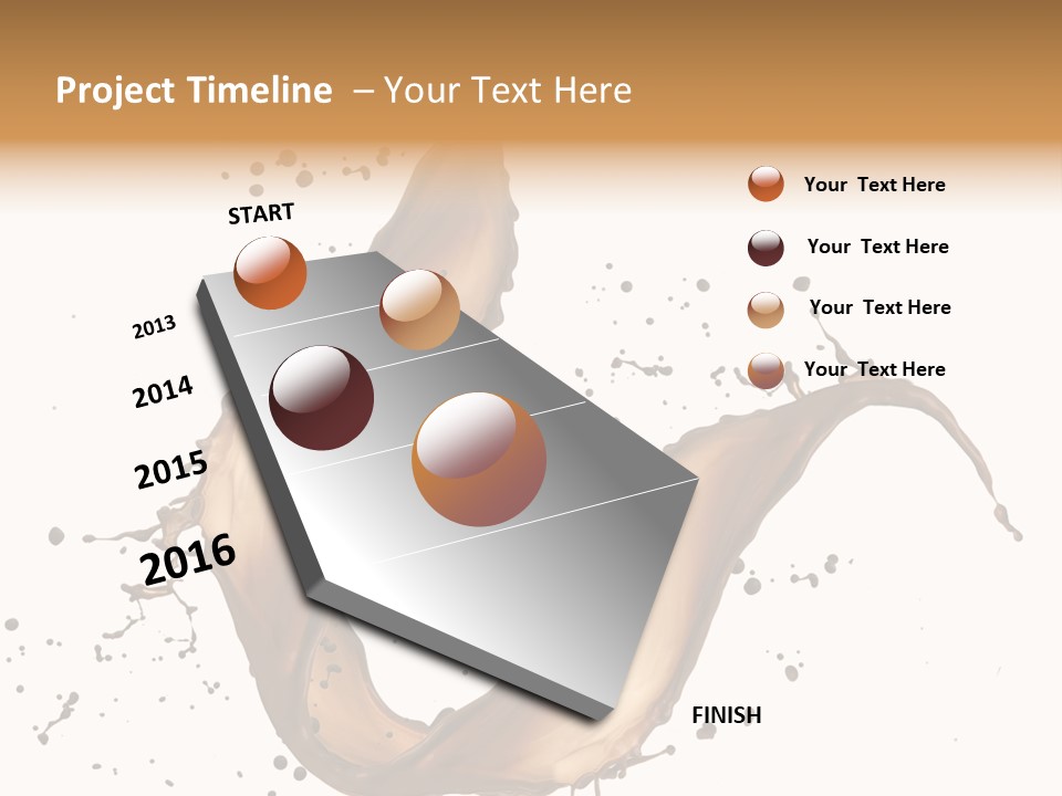 Dairy Bubble Delicious PowerPoint Template