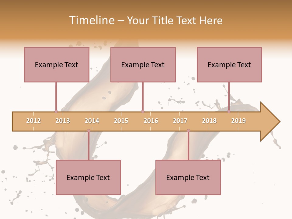Dairy Bubble Delicious PowerPoint Template