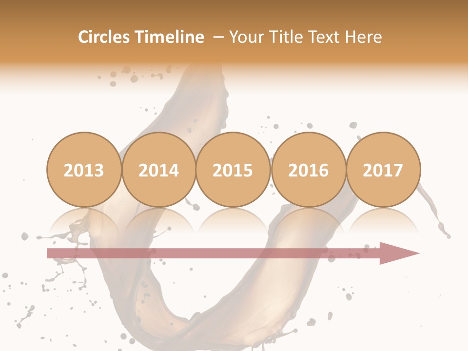 Dairy Bubble Delicious PowerPoint Template