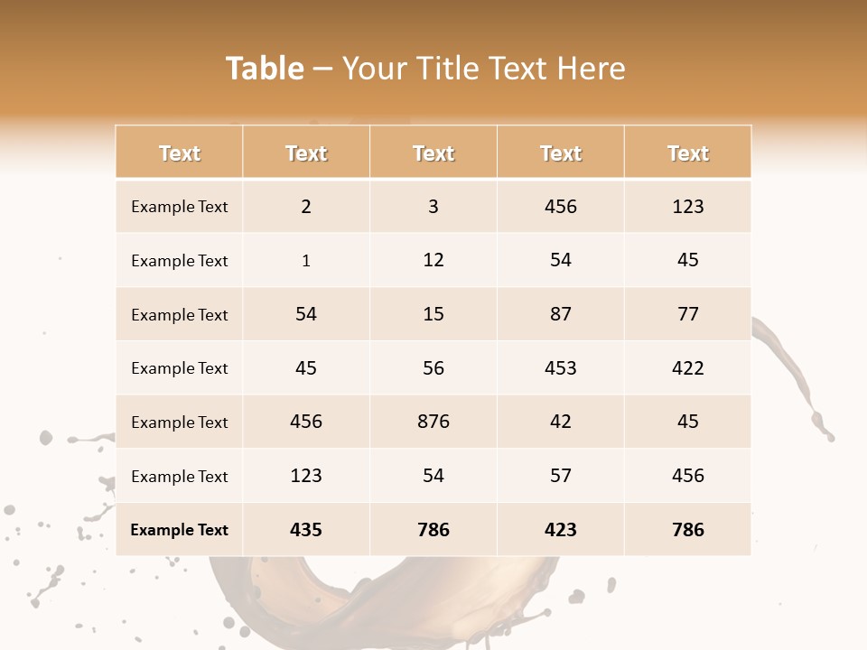 Dairy Bubble Delicious PowerPoint Template