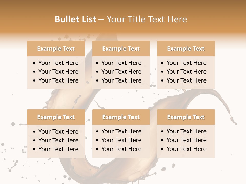 Dairy Bubble Delicious PowerPoint Template