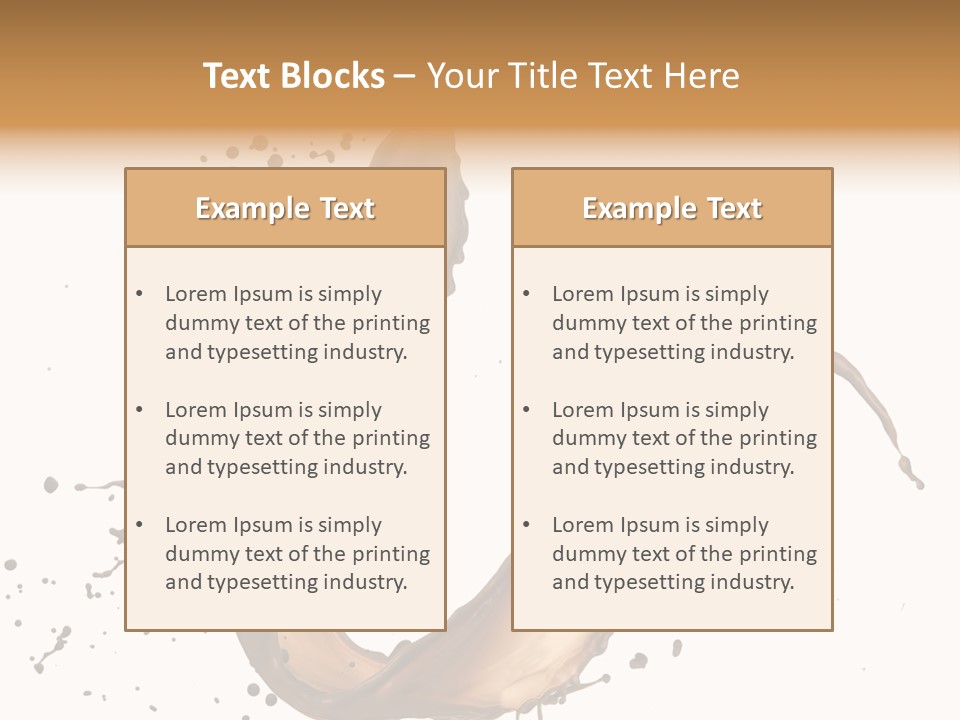 Dairy Bubble Delicious PowerPoint Template