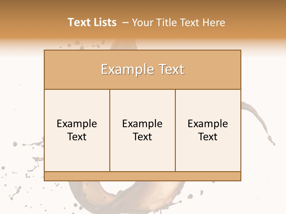 Dairy Bubble Delicious PowerPoint Template