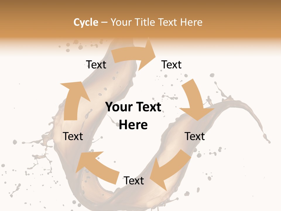 Dairy Bubble Delicious PowerPoint Template