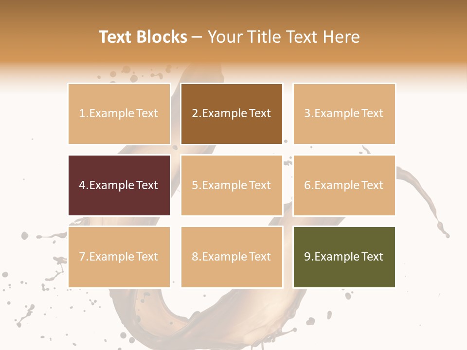 Dairy Bubble Delicious PowerPoint Template