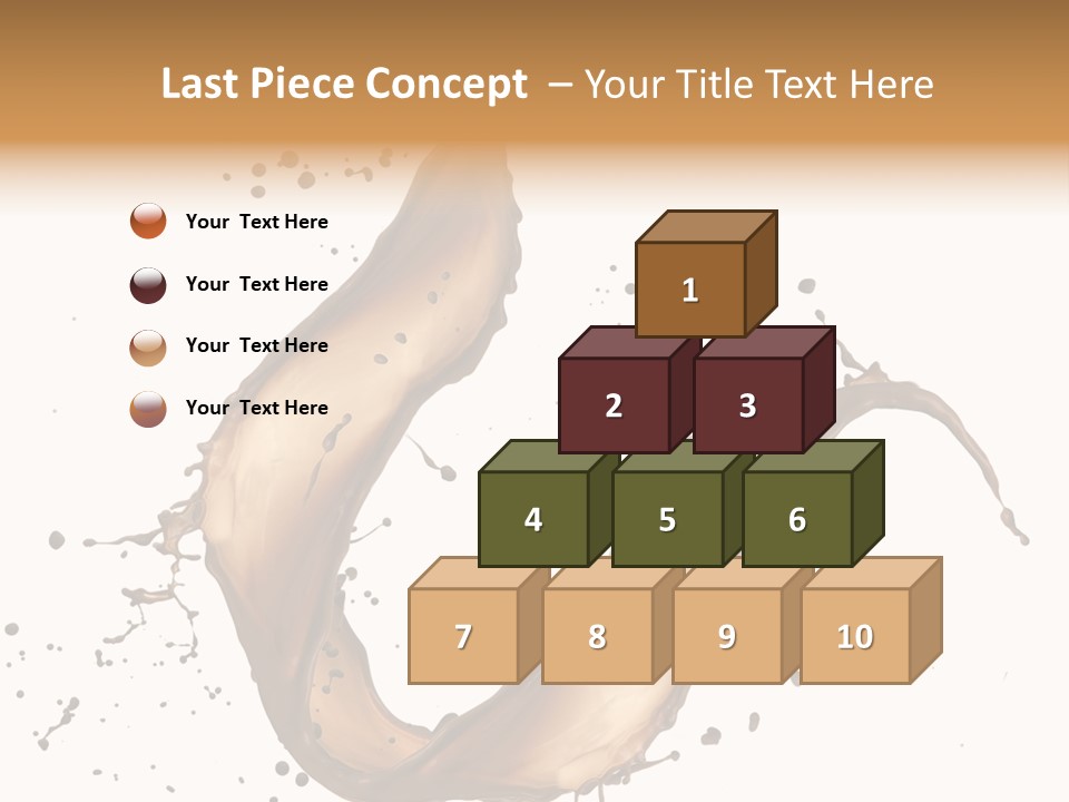 Dairy Bubble Delicious PowerPoint Template