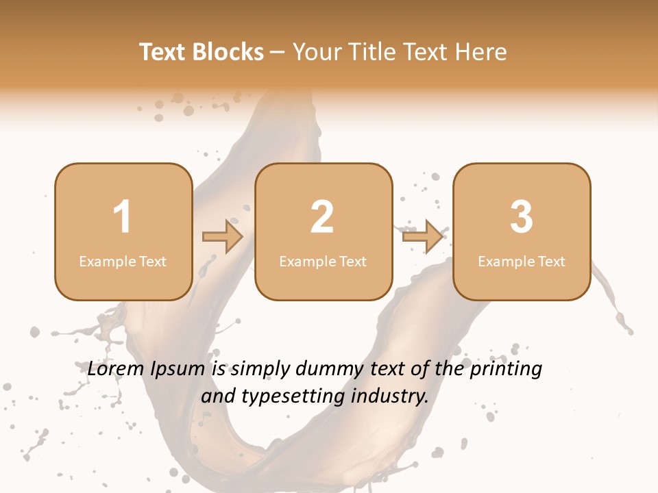 Dairy Bubble Delicious PowerPoint Template
