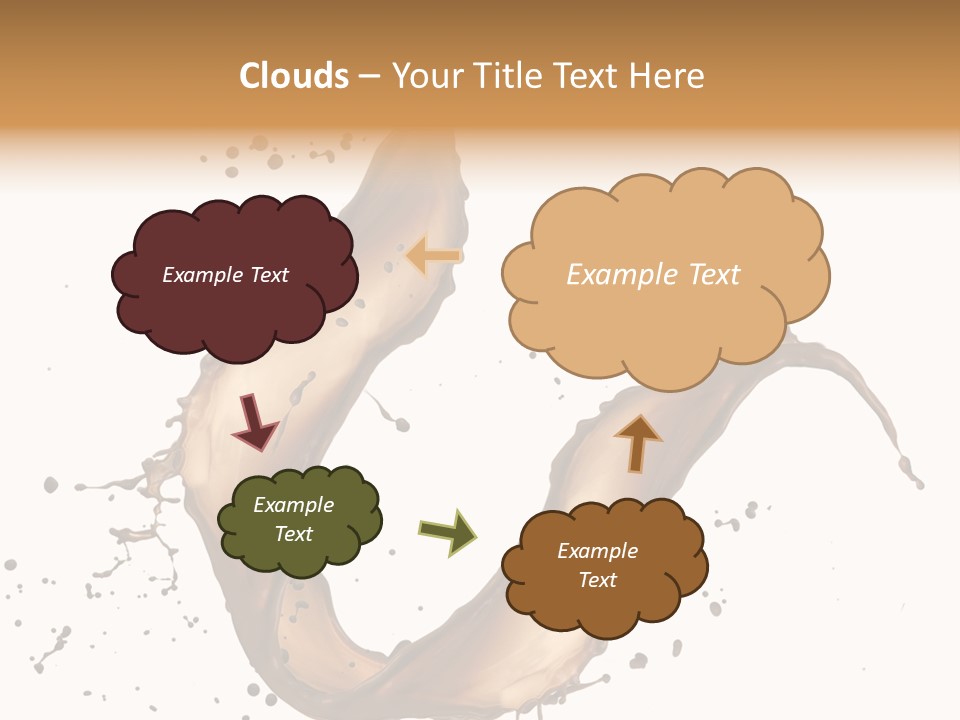 Dairy Bubble Delicious PowerPoint Template