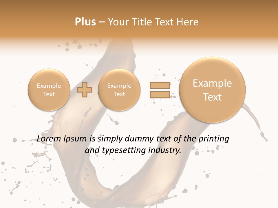 Dairy Bubble Delicious PowerPoint Template