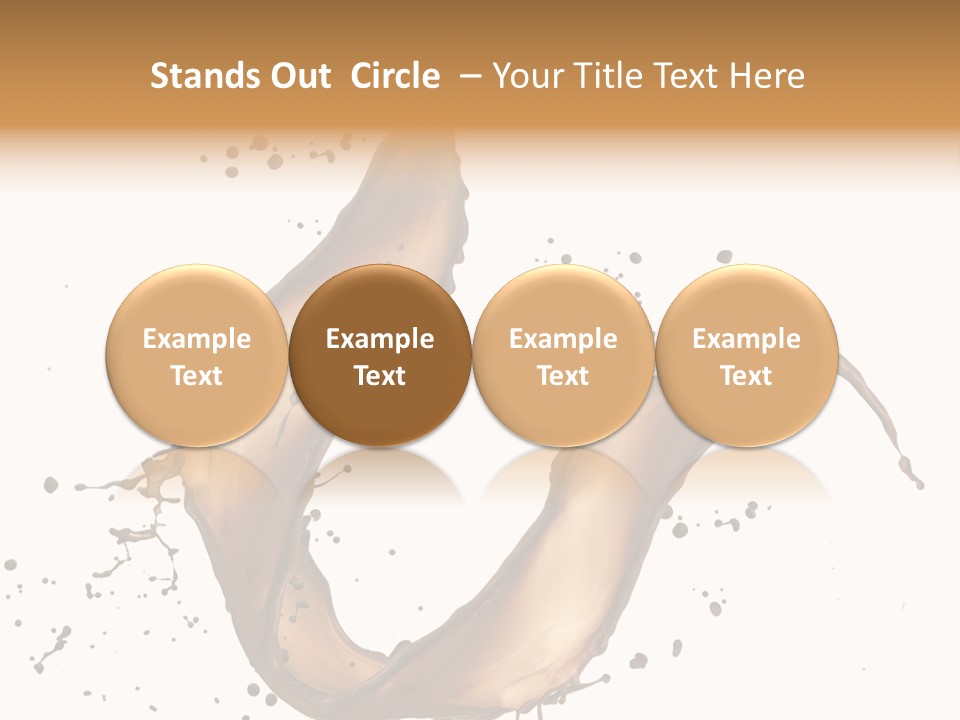 Dairy Bubble Delicious PowerPoint Template