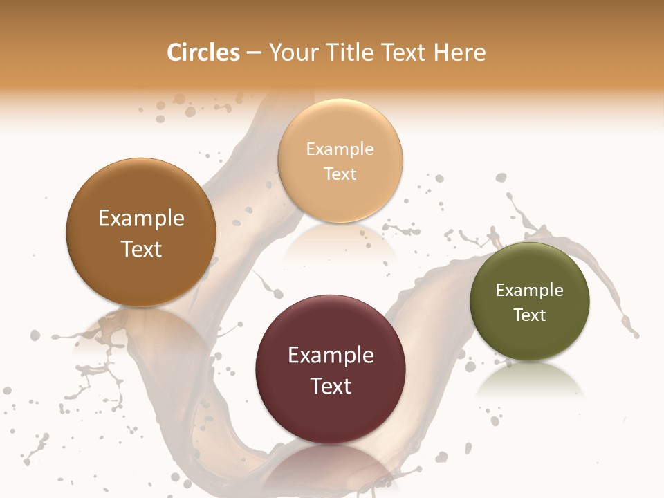 Dairy Bubble Delicious PowerPoint Template