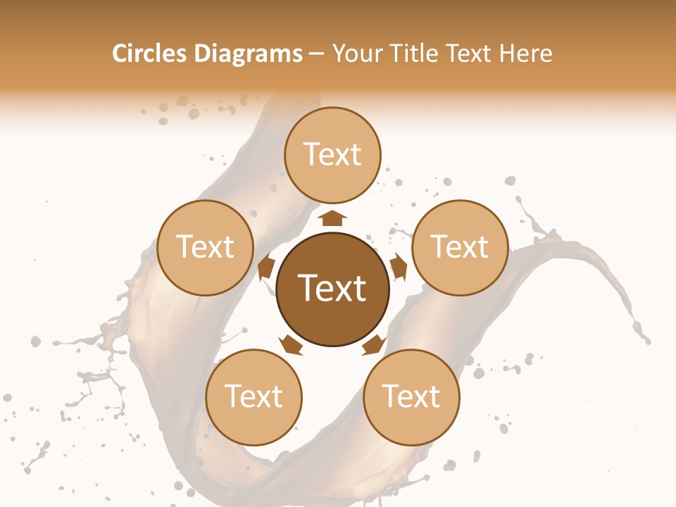 Dairy Bubble Delicious PowerPoint Template