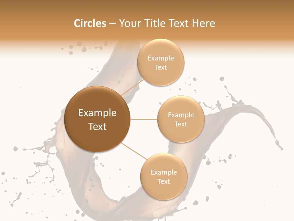 Dairy Bubble Delicious PowerPoint Template