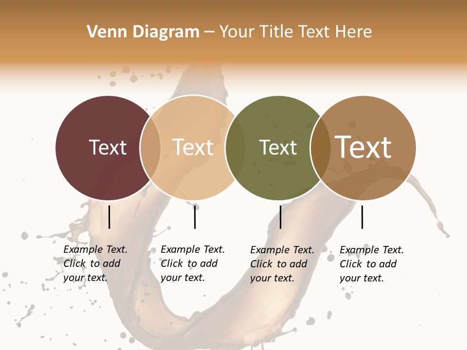 Dairy Bubble Delicious PowerPoint Template