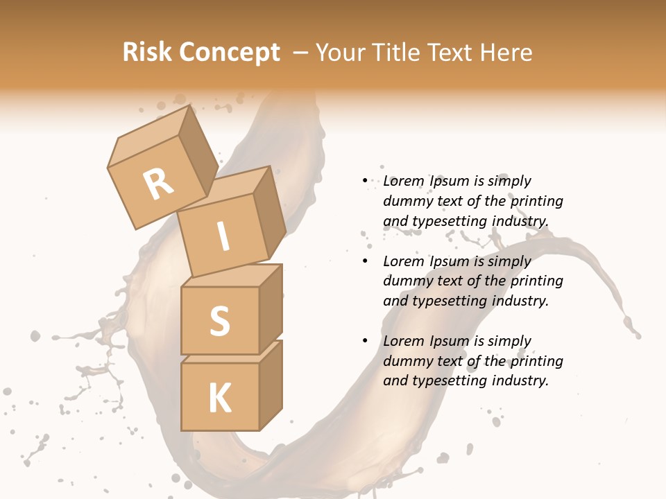 Dairy Bubble Delicious PowerPoint Template