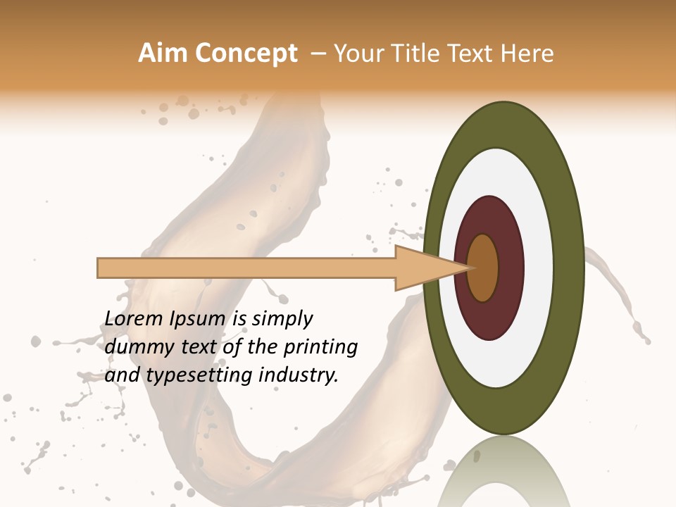 Dairy Bubble Delicious PowerPoint Template