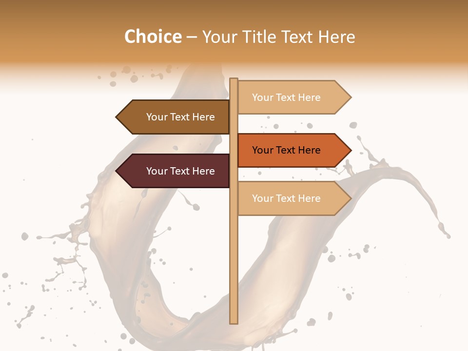 Dairy Bubble Delicious PowerPoint Template
