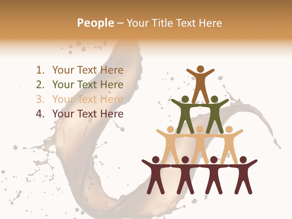 Dairy Bubble Delicious PowerPoint Template